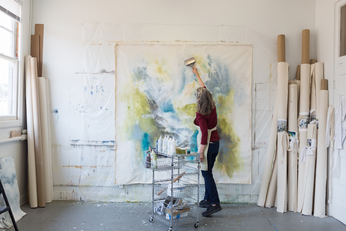 A studio visit with our friend + client Thea Schrack - Lightsource